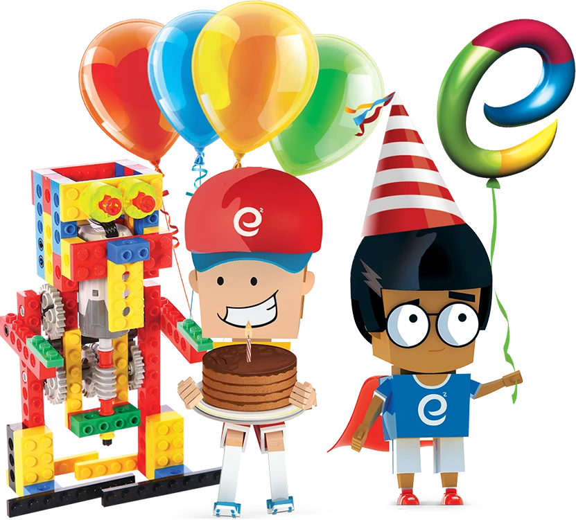 Flyer für unsere Geburtstagsparty